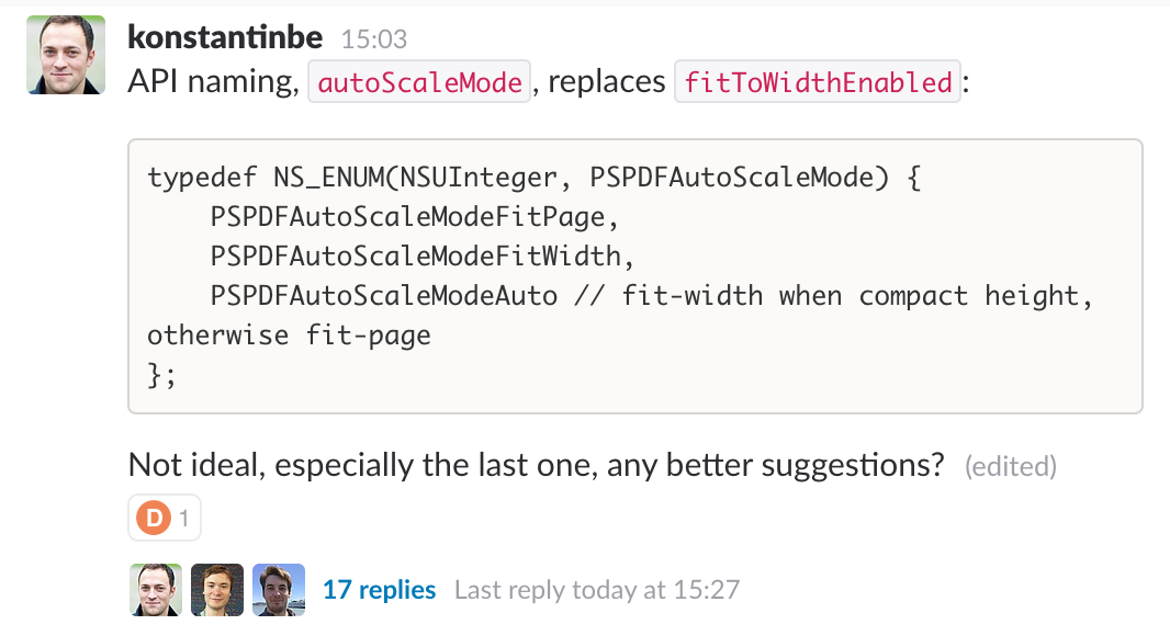 Slack Threads