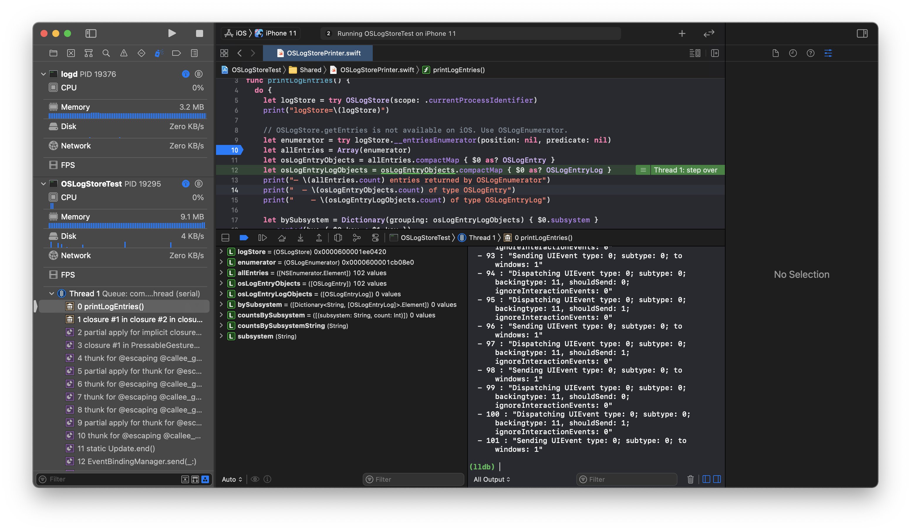 Logging in Swift