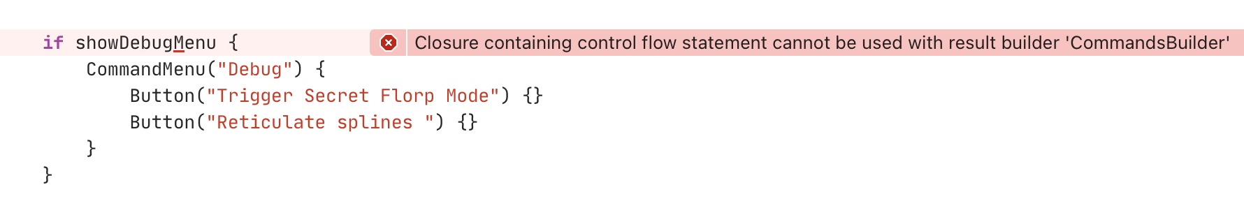 Top-Level Menu Visibility in SwiftUI for macOS